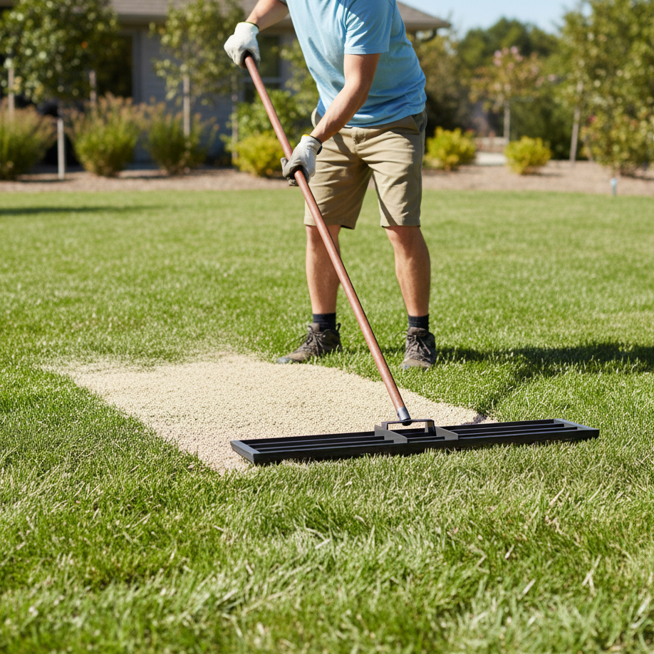 LAWN LEVELING RAKE